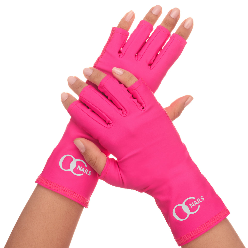UV Shield Glove - HOT PINK – Orange County Nails, All Rights Reserved